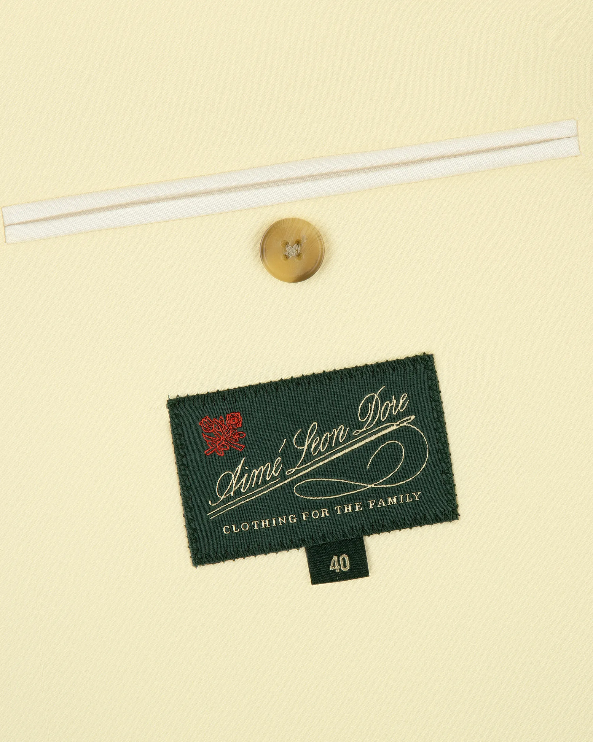 Aimé Leon Dore Single-Breasted Peak Lapel Suit Jacket