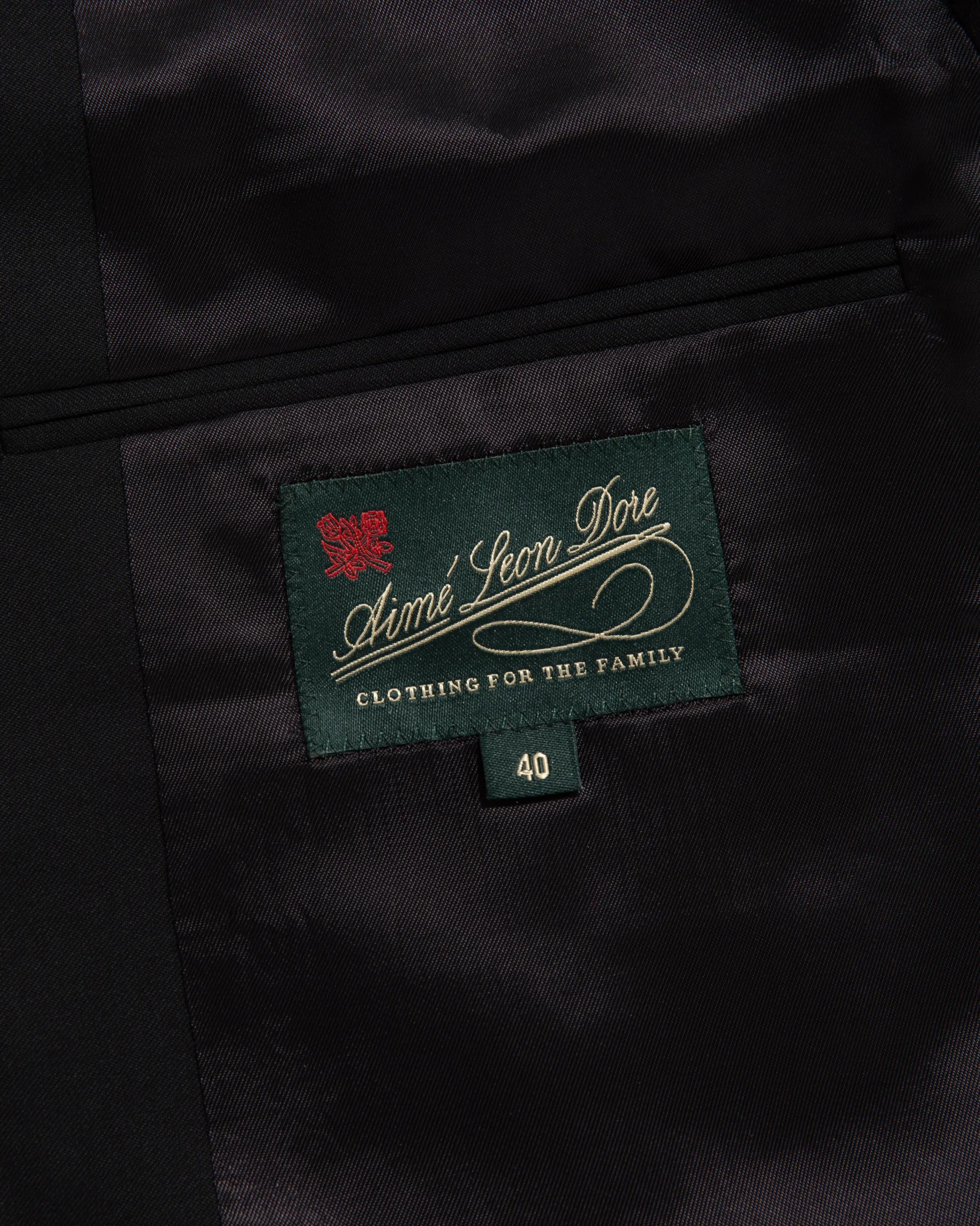 Aimé Leon Dore Single-Breasted Wool Suit Jacket