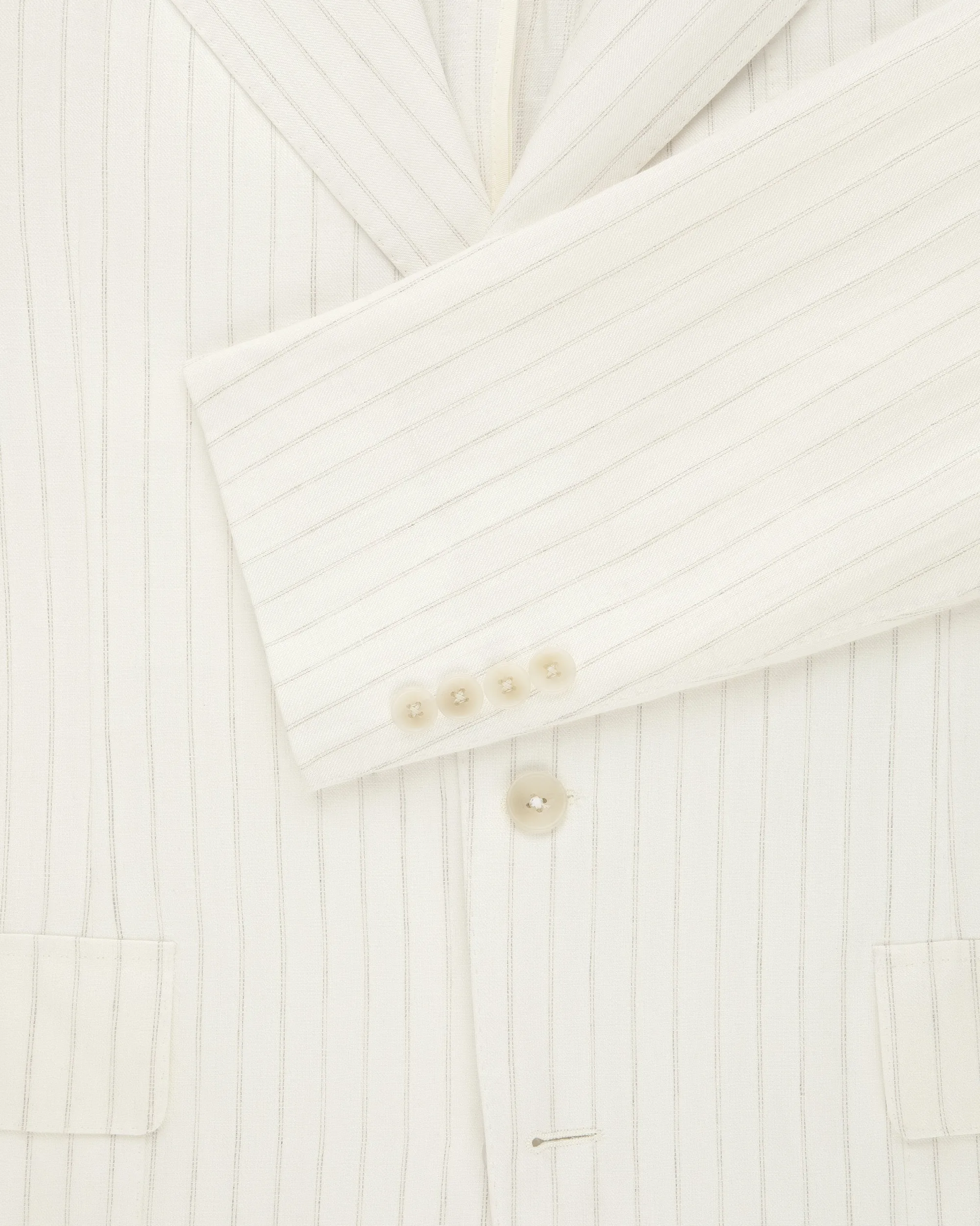 Aimé Leon Dore Striped Linen Suit Jacket