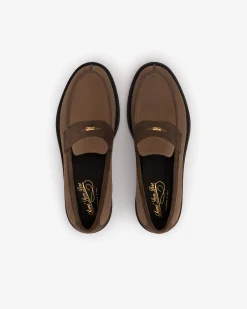 Aimé Leon Dore Suede Queens Crest Loafer